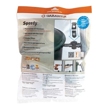 Zbieracz Wody Deszczowej SPEEDY Łapacz Rynnowy + Filtr