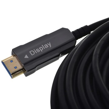 Кабель Unitek черный оптический кабель HDMI 2.0 AOC 4K 60Гц 15м, 7.1, 18Гбит/с