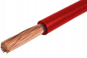 PRZEWÓD 1x35mm2 KABEL LGY 1x35 LINKA 35mm2 CZERWONY 1m