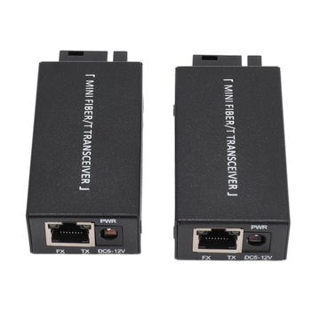 Konwerter mediów Ethernet 25 km 100 M jednomodowy Tx1310nm Rx1550nm SC DC5V