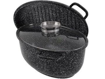 BRYTFANNA GĘSIARSKA GRANITOWA 2W1 8L EH7659