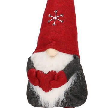 Гном Дед Мороз большой ТЕЛЕСКОПИЧЕСКИЙ РОЖДЕСТВЕНСКИЙ ГНОМ под елку УКРАШЕНИЕ