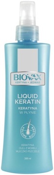 L'BIOTICA Biovax Keratyna w płynie - Keratyna i Jedwab 200ml