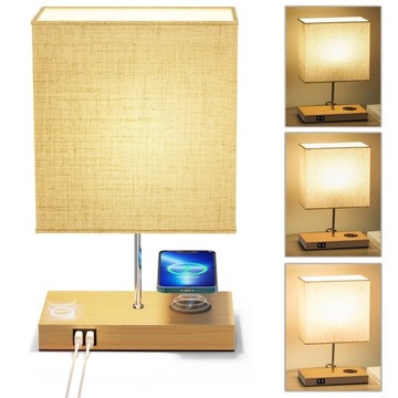 LAMPA STOŁOWA LED Z FUNKCJĄ ŁADOWANIA ŚCIEMNIANIA DO SYPIALNI I SALONU