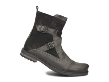 Ботинки челси МУЖСКИЕ МОТОТУФЛИ КОЖАНЫЕ 82 ШТ 40