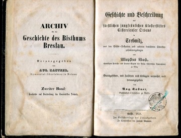 TRZEBNICA / TREBNITZ :: Historia klasztoru :: 1859 rok