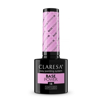 CLARESA BASE POWER 18 БЕСКИСЛОТНАЯ САМОВЫРАВНИВАЮЩАЯСЯ ГИБРИДНАЯ БАЗА LILARA PINK