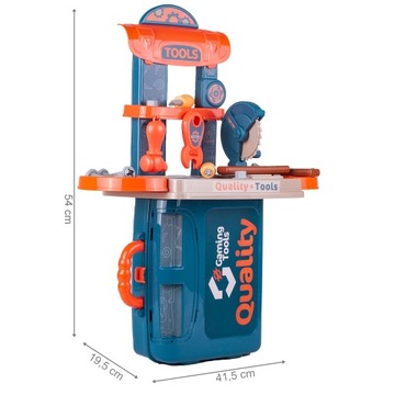 WARSZTAT W WALIZCE ROZKŁADANY NARZĘDZIA 3W1