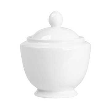 Cukiernica pojemnik na cukier MariaPaula Biała porcelana 330 ml