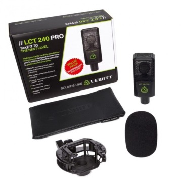 Mikrofon Pojemnościowy - Lewitt LCT 240 Pro Value Pack Black
