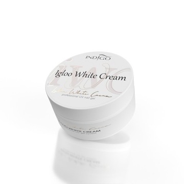 Indigo żel budujący Igloo White Cream 15ml biały