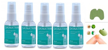 5x SKINATRIN + GRATIS / SILNY SPRAY NA GRZBICE STÓP I PAZNOKCI 30ML