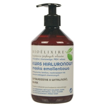 Bioelixire maska z kwasem hialuronowym 500ml