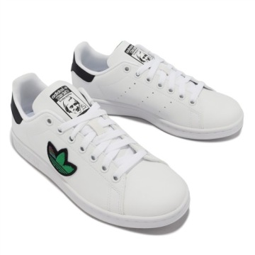 ЖЕНСКИЕ КРОССОВКИ ADIDAS STAN SMITH 38 2/3, БЕЛЫЕ УНИКАЛЬНЫЕ