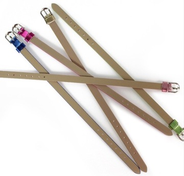 металлический браслет, браслет из экокожи на застежке женский, детский