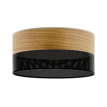 ABAŻUR WALEC DO LAMPY WISZĄCEJ LOFTOWY DZIURKI DUŻY 30 CM