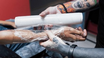 Косметическая фольга для косметических процедур Body Wrapping Tattoos в рулоне
