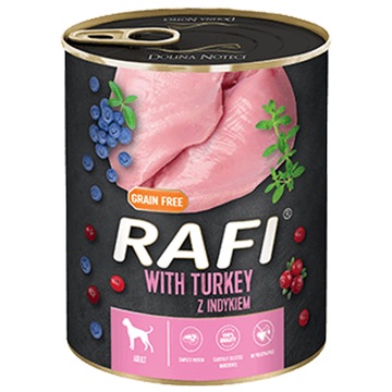 DOLINA NOTECI RAFI CLASSIC karma mokra pies MIX SMAKÓW 24x800g + EBOOK PIES