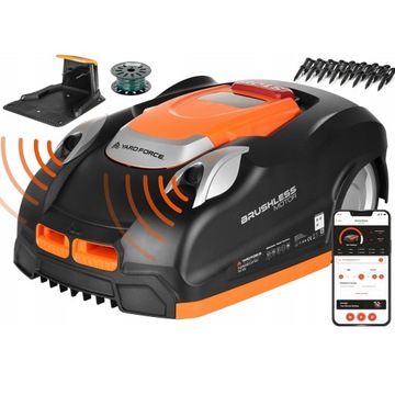 Robot koszący kosiarka automatyczna 1000m2 Aplikacja WiFi Bluetooth