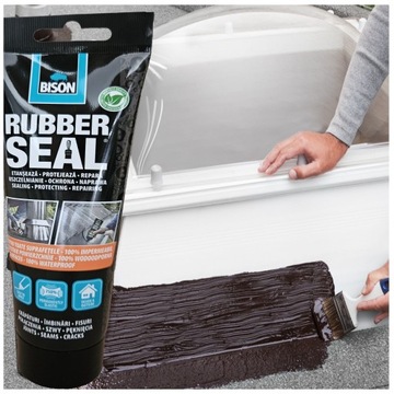 Жидкая резина, водонепроницаемая, постоянно эластичная РЕЗИНОВАЯ УПЛОТНИТЕЛЬНАЯ ТРУБА BISON