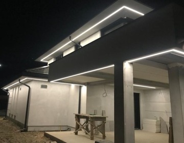 LED LINIA Poddasze Altana Wykusz Domek Taras Skos Garaż Wiata Patio Daszek