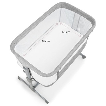 Детская кроватка 3-в-1, отдельно стоящая, колеса + матрас