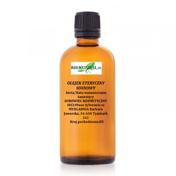 NATURALNY OLEJEK ETERYCZNY SOSNOWY 20ML
