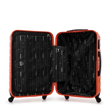 WITTCHEN średnia walizka z ABS-u pomarańczowa