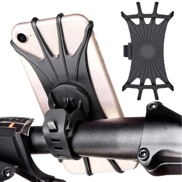 ПРОЧНЫЙ РЕЗИНОВЫЙ ДЕРЖАТЕЛЬ ДЛЯ СМАРТФОНА, ВРАЩАЮЩИЙСЯ НА 360° ДВИГАТЕЛЬ