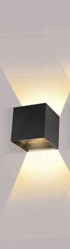 CZARNY KINKIET LEDMO LED 12W