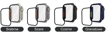 КОРПУС 2в1 + СТЕКЛО ДЛЯ APPLE WATCH 4/5/6/7/8/9/SE 40/41/44/45ММ ЦВЕТА