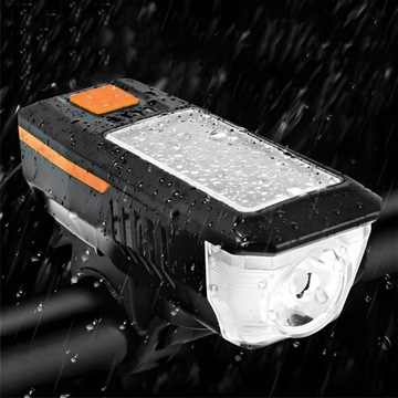 МОЩНЫЙ ВЕЛОСИПЕДНЫЙ ФОНАРЬ ПЕРЕДНИЙ ФОНАРЬ USB СОЛНЕЧНЫЙ ГРОМКИЙ ЗВОНОК 2024