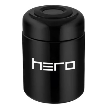Szklany pojemnik bezzapachowy z higrometrem HERO - 250 ml