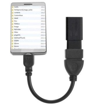 MICRO к USB USB-A АДАПТЕР OTG КАБЕЛЬ для планшетного телефона