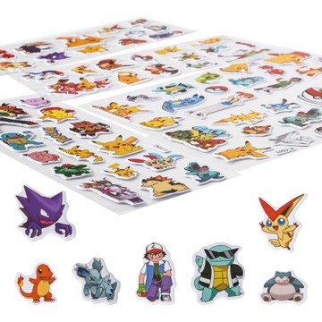 АЛЬБОМ КАРТ POKEMON 400 КАРТ В ПОДАРОК ​​+ 5 СТИКЕРОВ