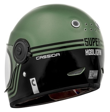 МОТОЦИКЛСКИЙ ШЛЕМ CASSIDA FIBER SUPER HOOLIGAN