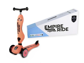 ДЕТСКИЙ САМОКАТ EMPIRE RIDE RIDE 2в1 ТЕМНО-РОЗОВЫЙ SCOOT HIGHWAYKICK