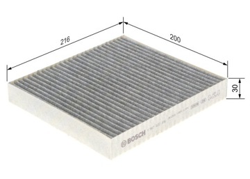 BOSCH FILTR VZDUCHU KABINA MITSUBISHI