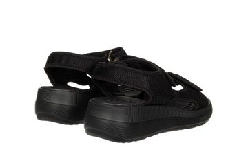 Sandały Azaleia Greice Soft Papete Black Czarne Brazylijskie Buty r.37