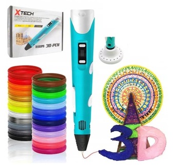 DRUKARKA 3D DŁUGOPIS 3D PEN 2 GENERACJA 100M WKŁAD