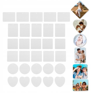 30 szt. Arkuszy filcowych DIY termotransferowy 6