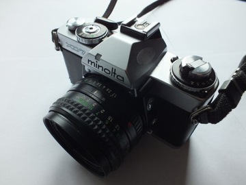 Minolta XD7 + Minolta MD Rokkor 50 мм 1:1,7 - работает