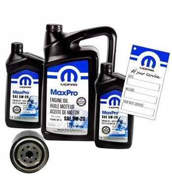 OLEJ MOPAR 5W20 + FILTR 4884899AC