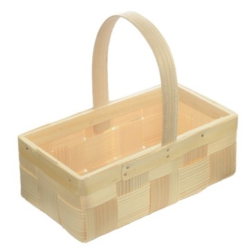Lekki naturalny koszyczek z łuby kobiałka łubianka na truskawki maliny 21cm