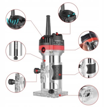 ФРЕЗЕРНЫЙ СТАНОК ВЕРХНЕГО ШПИНДЕЛЯ ДЛЯ ОБРЕЗКИ ДЕРЕВА УНИВЕРСАЛЬНЫЙ СТАНОК ДЛЯ ОБРЕЗКИ 800 Вт 220 В