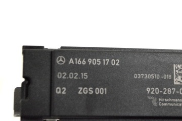MERCEDES X166 GL450 2017 LHD ANTÉNA ZESILOVAČ ANTÉNNÍ