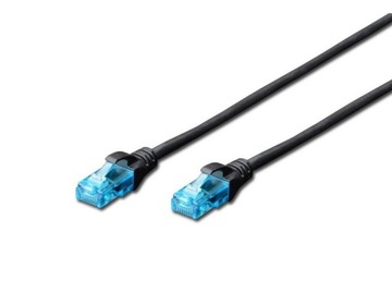 Patch cord RJ45/RJ45 U/UTP kat. 5e 2,0m AWG 26/7