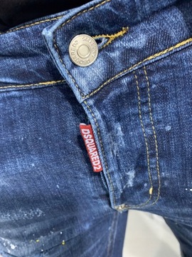DSQUARED2 48 krótkie spodenki D2 jeansowe EU30 D2