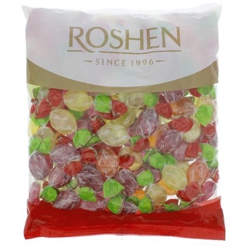 CUKIERKI KWAŚNE OWOCOWE SMAKI Roshen 600 g