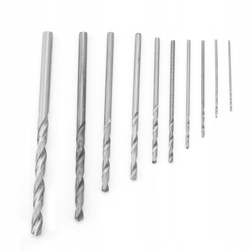 WIERTŁA HSS METALU 0,5-3mm 10SZTUK WIERTŁO